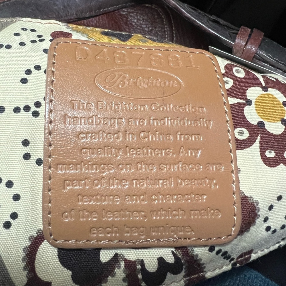Brighton Brown Hobo Handbag - Picture 9 of 9